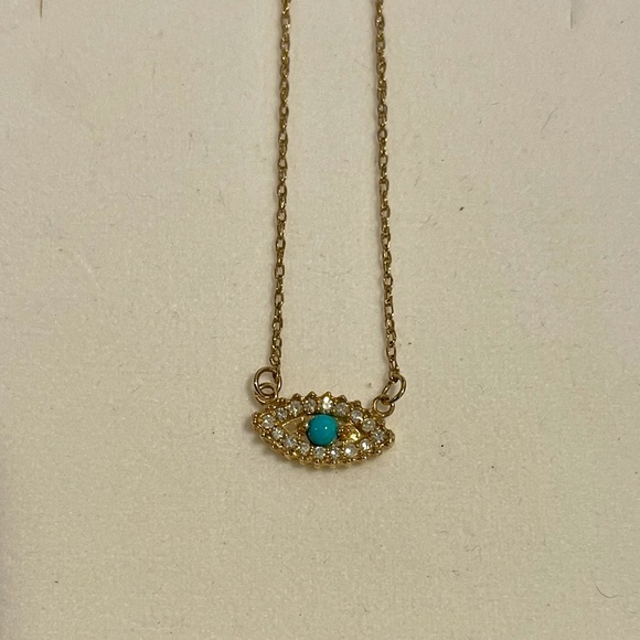 Jennifer Zeuner Tallulah/Evil Eye 14K Necklace - Picture 7 of 12